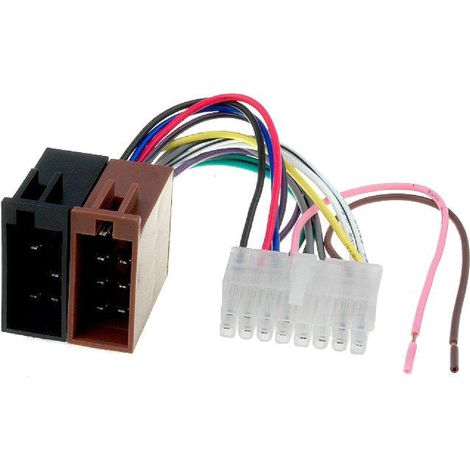 Cable compatible avec Autoradio Alpine 16PIN Vers ISO 1