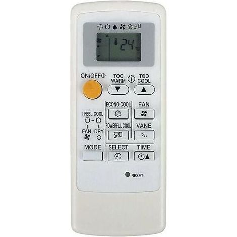 Telecomando universale per condizionatore Mitsubishi – Alimentazione 2 batterie AAA – Materiale ABS – telecomando Sostitutivo difettoso (1/5)