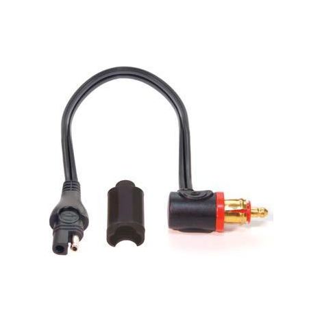 CÂBLE OPTIMAL AVEC FICHE POUR PRISE DIN VERS CAN-BUS BMW, COULISSANT À 90° ET CONNECTEUR SAE (LONGUEUR 15CM) (EL)