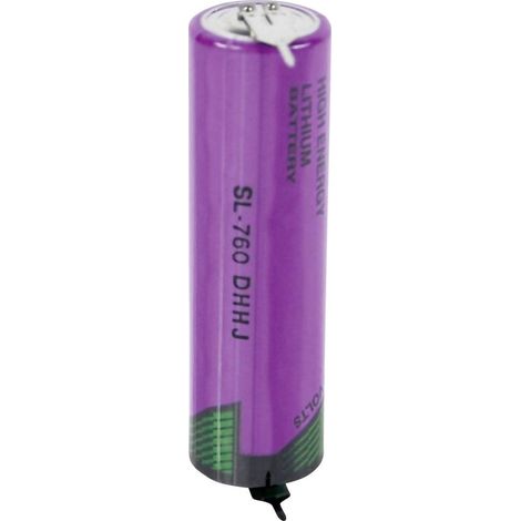 Tadiran Batteries SL 760 PR Batteria speciale Stilo (AA) terminali a saldare a U Litio 3.6 V 2200 mAh 1 pz.