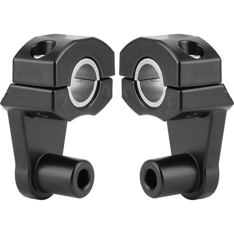 2 pièces 22mm/28mm universel pivotant moto guidon Riser support pince CNC en aluminium (1/5)