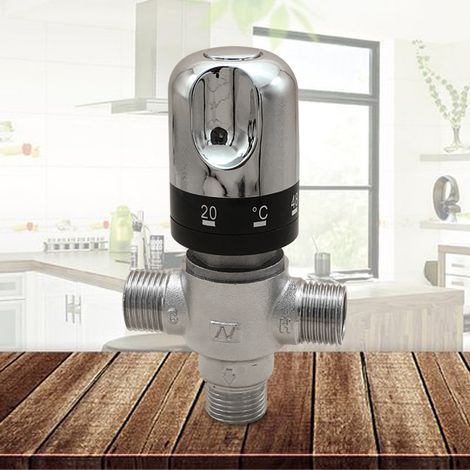 YISSALE-Batterie mixte thermostatique pour robinets de douche, salles de bains, lavabos, baignoires, 3 voies, 20-55 °C (1/5)