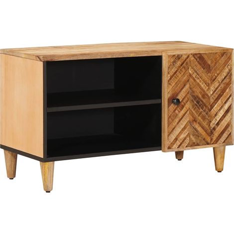 Stauraumschränke Braun 80 x 31,5 x 46 cm Massivholz Mango vidaXL