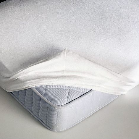 Trade Shop - Colchón Impermeable Absorbente Respiratorio 170x195 Cm -