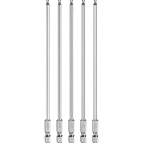 5pcs Embout Tournevis À Six Pans Creux À Bout Sphérique H3 (3mm) (1/5)