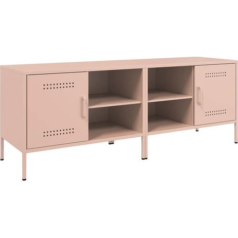 Maison Exclusive - TV-Schränke 2 Stk. Rosa 68x39x50,5 cm Stahl