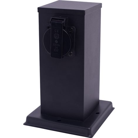 Palo da giardino elettrico 20 cm 2 prese 16 A (1/4)