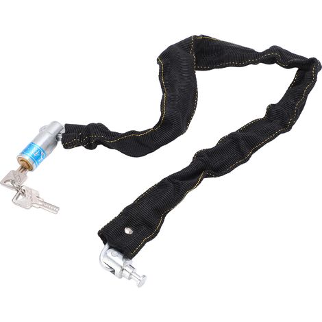 Cadenas antivol renforcé pour vélo, moto et scooter avec 2 clés - Sécurité haute pour cycles et portails (1/5)