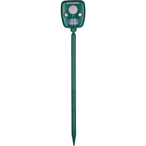 Swissinno Ultraschall Tiervertreiber PRO mit Ultraschall und LED-Licht Bodengerät