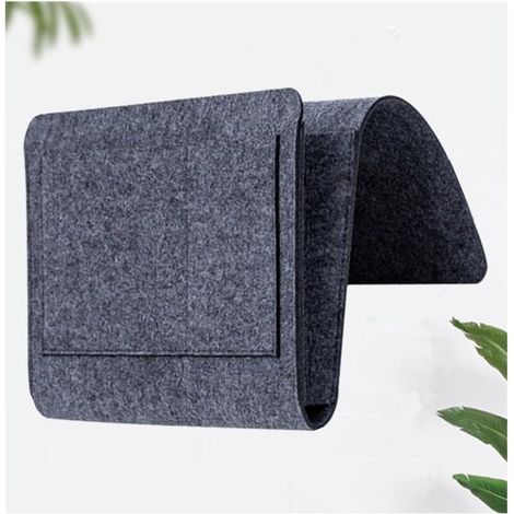 Organisateur suspendu Dailygoods - Sac de rangement de chevet - Sac de rangement pour vêtements - Plateau de rangement - Feutre - 32 x 20 cm (1/5)