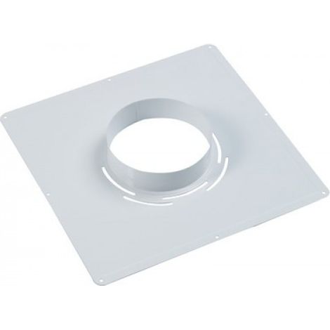 Plaque de propreté inox 400x400mm blanc diamètre 125 mm TEN 125125 (1/2)