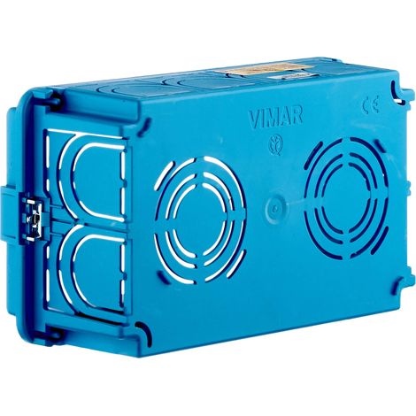 scatola incasso 4m rettangolare azzurro - vimar. (1/3)