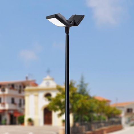 PALO EKTOR 2,5MT + TESTA ROSA  NERO 2XE27 (1/3)