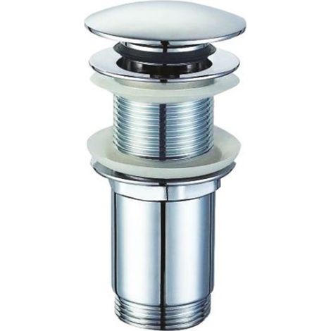 Piletta click clack tonda alta senza troppo pieno 1"1/4  Tecom