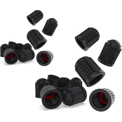 Bouchon de Valve, 100 Pieces, Bouchons Valve Velo, Bouchon Valve Voiture, Bouchon Valve Moto, Valve Pneu Voiture, Capuchon de Valve Auto, Valve Pneu, Valve, Valve de Voiture