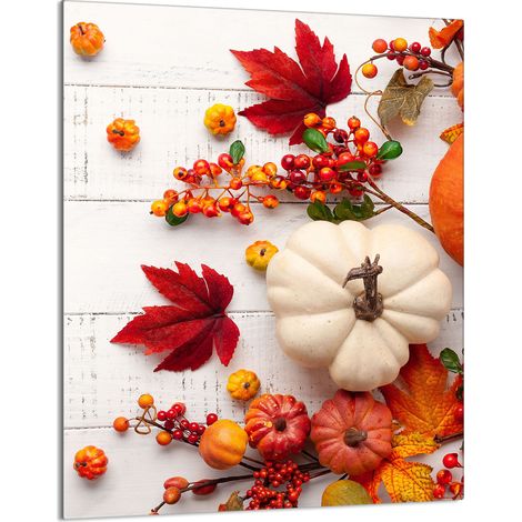 TAGLIERE IN VETRO 40x52 Zucca (1/5)
