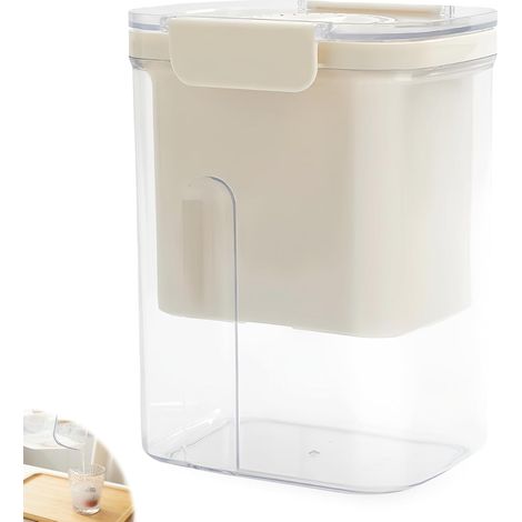Passoire à yaourt grecque avec couvercle : séparateur de lactosérum lavable, yaourtière avec tamis en filet, filtre à yaourt réutilisable pour filtrer le jus, le lait, filtre fin avec design de (1/5)