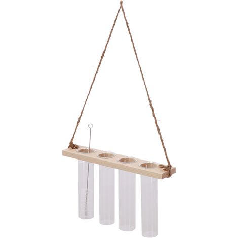 Support de Suspension pour Tubes à Essai Taille S Porte-éprouvettes 22,2 x 4,5 x 13 cm - PANGIVO