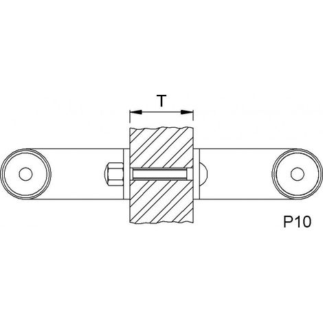Kws 8A10 Set Maniglia Ws Montaggio / Ws2 P 10 - M 6 (1/3)