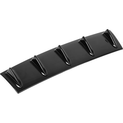 Aileron de pare-chocs arrière universel, déflecteur aileron de requin, diffuseur à 5 dents (1/5)