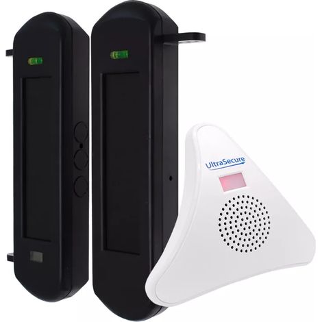 Kit barrières infrarouges solaires (1B) – Alerte de passage sans fil avec carillon TR 600 m (DA600+) (1/5)