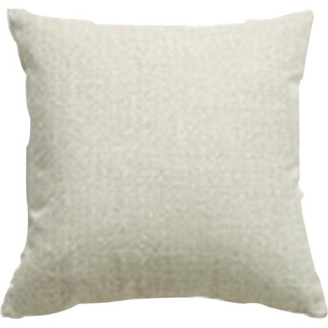 Housses de Coussin carrées en Coton et Lin  Housse de Coussin tissée  Taie d'oreiller carrée taie d'oreiller pour canapé canapé Chambre Voiture Salon 18 x 18 Pouces (sans Noyau d'oreiller) (1/5)