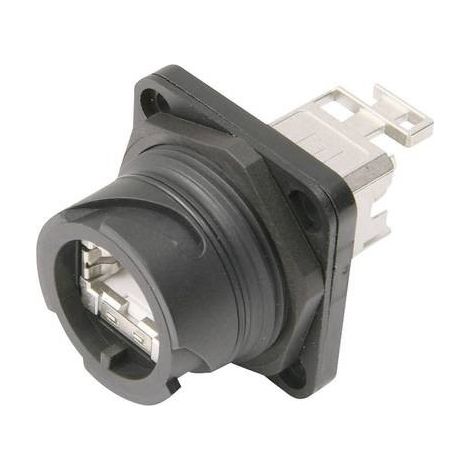 Telegärtner 100007416 STX V1 RJ45-set variante in plastica 1 100007416 Presa con telaio di montaggio Poli: 8P8C Nero 1 (1/5)
