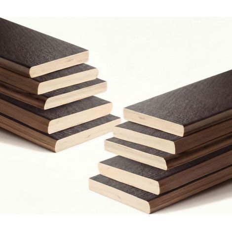 Lot de 10 lattes pour sommier et lit  680x68x8 mm  Bois hêtre durable - 7 plis