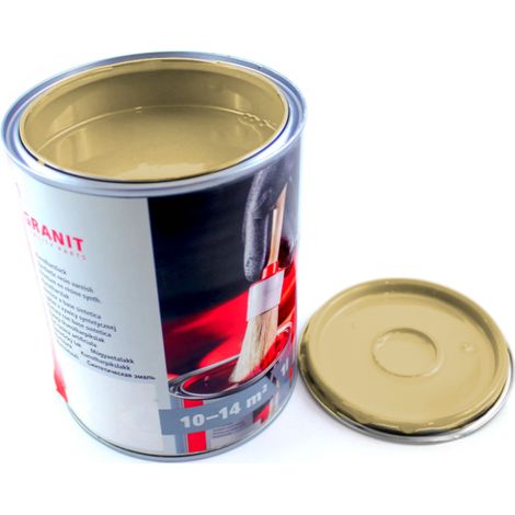 Barniz de pintura verde-beige RAL 1000 Nopolux Wilckens Granite, 1 litro. (1/2)