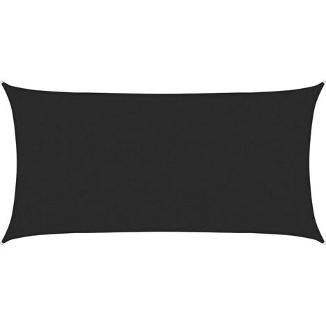 Maison Exclusive - Vela Parasole 160 g/m² Nera 2x4 m in HDPE