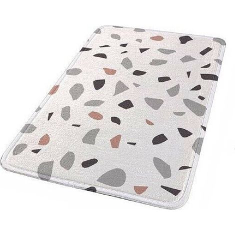 Cleafe - Tappeto Tappetino Per Bagno Arredo Casa Con Fantasia Geometrica 40 X 60 Cm 69832 - (1/2)
