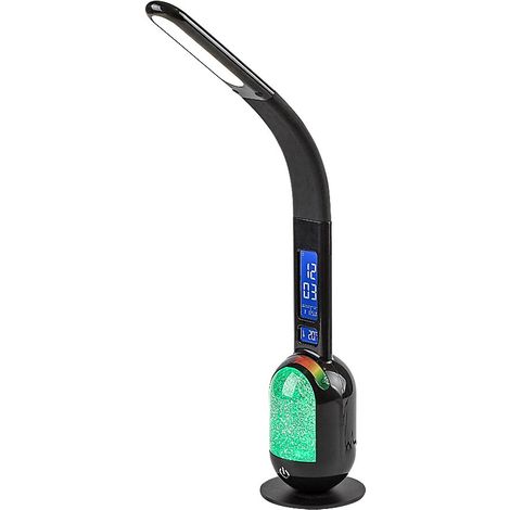 Lampada da tavolo LED RGB ricaricabile nera Figen 5W (1/5)