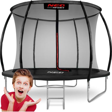 Profiltrampolin fur den garten 8ft252cm mit innerem schutznetz von neo sport