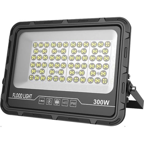Projecteurs LED d'extérieur, Réflecteur Led 200W 300W, Projecteur Étanche, Lampe De Construction Puissante 600W, Projecteur De Rue, Projecteur Carré De Stade De Ferme pour cour, parking, patio, aire d (1/5)