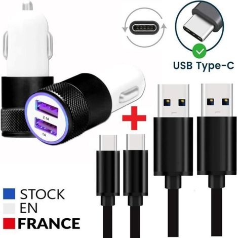 Kit d'éclairage automobile - PH26 - Realme 6i - Chargement ultra-rapide x2 - 2 ports USB - Câbles micro USB - AquaForge (1/4)