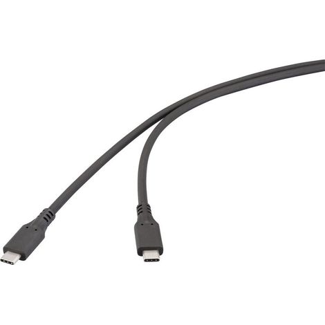 Câble USB USB4™ USB-C® mâle 1.00 m noir RF-6830438 (1/5)