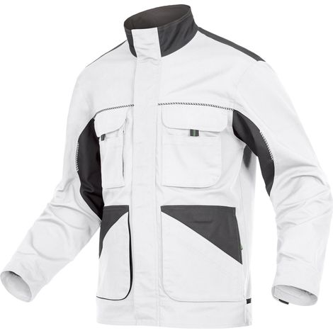 Leibwächter Bundjacke Dynamic Line DYNJ Gr. 5XL weiß/anthrazit (1/2)