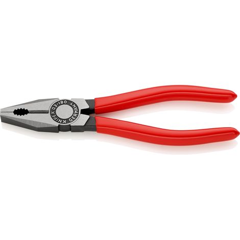 KNIPEX 03 05 180 Pinza universale con manici comfort cromata 180 mm (1/7)