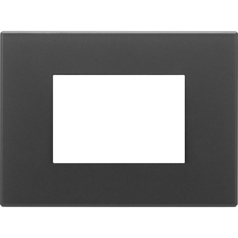 VIMAR - 22653.73 Placca 3M nero satinato
