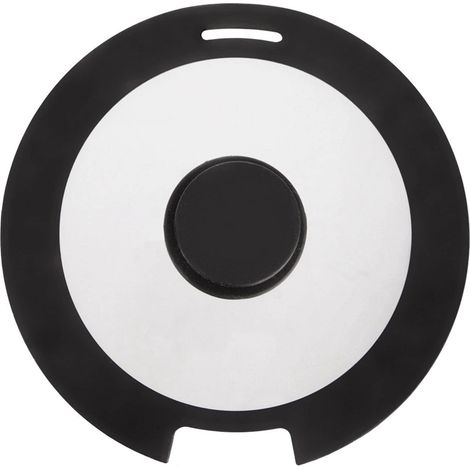 Glass Lid with Silicone Rim, 25 cm, Steam Vent (1/5)