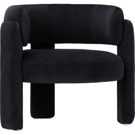 Smartue Sedia / Divano design minimalista, per una casa moderna ed elegante, Colore Nero