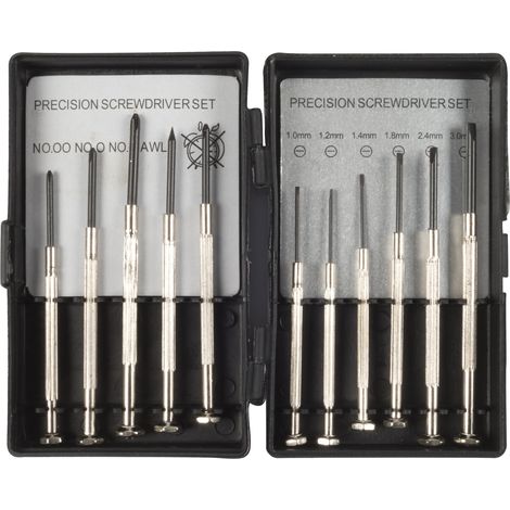 Set de destornilladores kinzo precision screwdriver set 11 piezas estuche