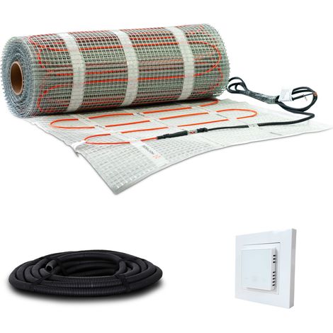 Tapis chauffant Hornisse sous carrelage 1,5 m² 225 W 3 x 0,5 m avec thermostat (1/4)