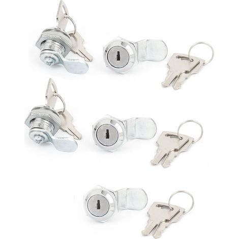 Unterschrank Schrank-Zubehör Schublade Mailbox Handschuhfach Tür Metall Cam Lock Riegel Camlock 5x (1/2)