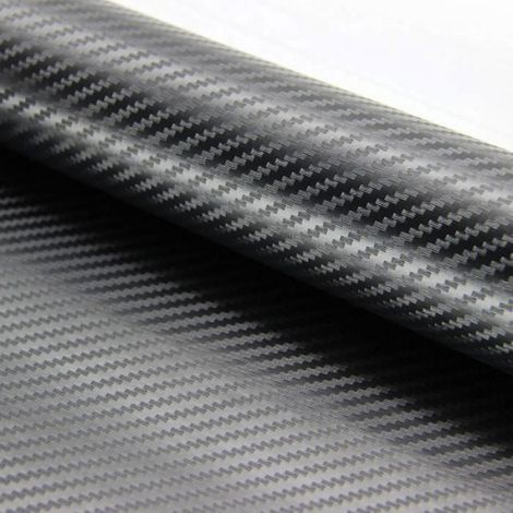 20Pcs 3D Fibre de Carbone Autocollant Adhésif pour Voiture 1520 x 300 mm DIY Covering Noir Mat multicolore PERSONNALISATION VEHICULE (1/4)