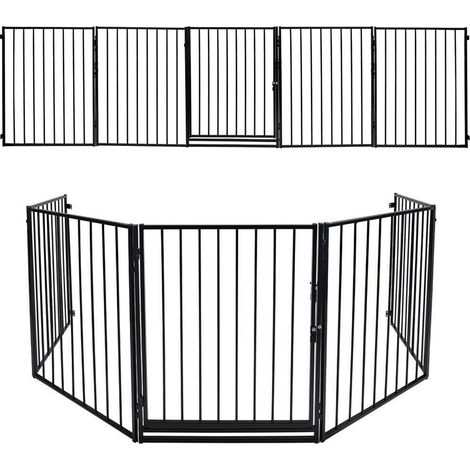 Wolketon Reja de seguridad Reja de protección para chimenea Reja de seguridad 5 piezas (1/5)