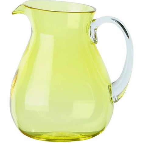 Zani Serafino Caraffa Synth Small Pitcher Colore Giallo Trasparente in Metacrilato 1 Lt