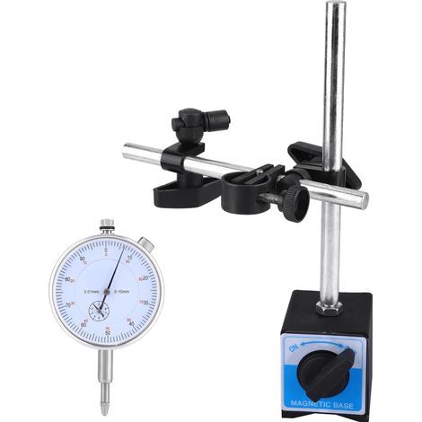 British 0-1 "/ centile 0‑5 / 10 mm Précision de l'indicateur 0,01 mm avec base magnétique (1/5)