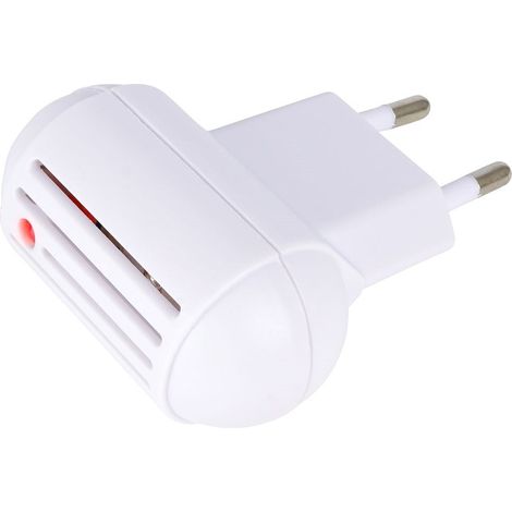 Spina repellente per insetti ad ultrasuoni per uso interno (0,5W 230V) bianca (1/5)