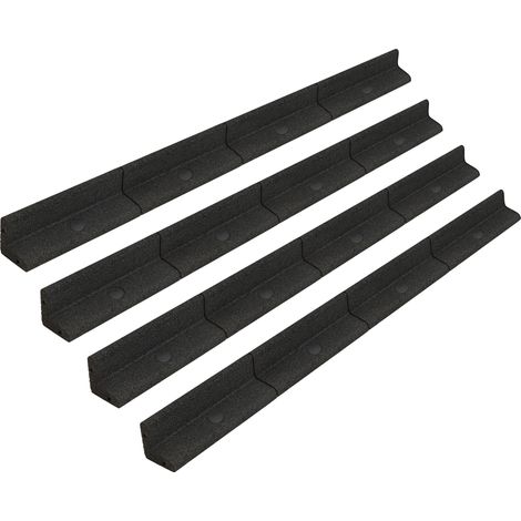 Flexible Lawn Edging 4 x 4.8m - Black (1/5)
